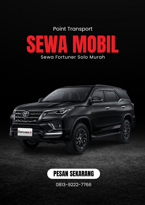 Sewa Mobil Solo Murah Fortuner